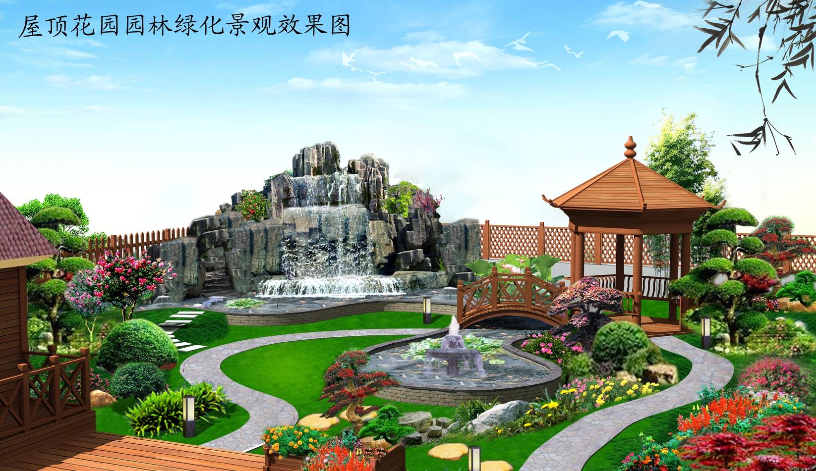 宁波别墅设计花园设计景观设计园林设计院子设计庭院.
